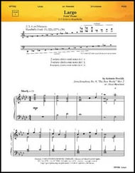 Largo Handbell sheet music cover Thumbnail